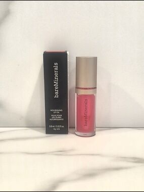 bareMinerals Nourishing Lip Oil in Bright Pink